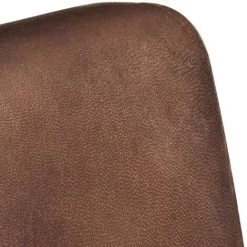 LES TENDANCES Fauteuil Marron Cuir Véritable -Pas Cher Fauteuil Magasin 66885642 5