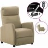 LES TENDANCES Fauteuil Inclinable électrique Cappuccino Similicuir -Pas Cher Fauteuil Magasin 66886337 1