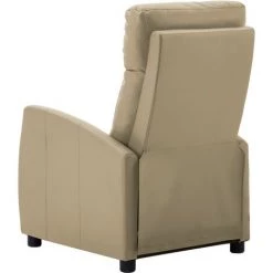 LES TENDANCES Fauteuil Inclinable électrique Cappuccino Similicuir -Pas Cher Fauteuil Magasin 66886337 4