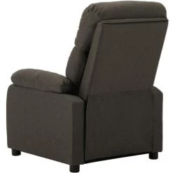 LES TENDANCES Fauteuil Inclinable électrique Taupe Tissu 10 LES TENDANCES Fauteuil Inclinable électrique Taupe Tissu -Pas Cher Fauteuil Magasin 66887326 4