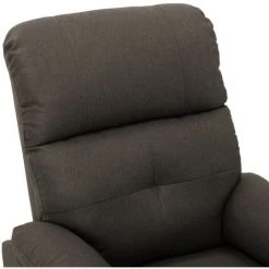 LES TENDANCES Fauteuil Inclinable électrique Taupe Tissu 11 LES TENDANCES Fauteuil Inclinable électrique Taupe Tissu -Pas Cher Fauteuil Magasin 66887326 5