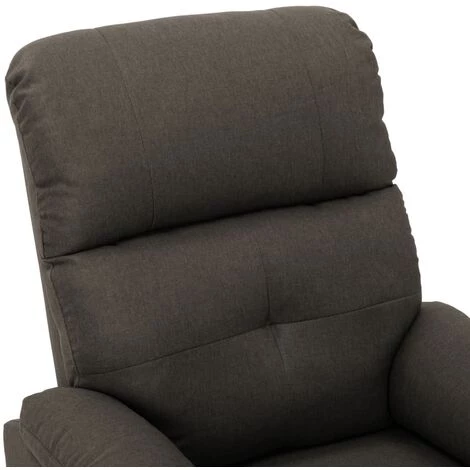 LES TENDANCES Fauteuil Inclinable électrique Taupe Tissu 7 LES TENDANCES Fauteuil Inclinable électrique Taupe Tissu – Image 5