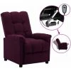 LES TENDANCES Fauteuil Inclinable électrique Violet Tissu 2 LES TENDANCES Fauteuil Inclinable électrique Violet Tissu -Pas Cher Fauteuil Magasin 66887332 1
