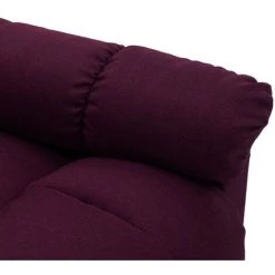 LES TENDANCES Fauteuil Inclinable électrique Violet Tissu -Pas Cher Fauteuil Magasin 66887332 5