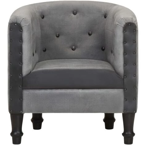 LES TENDANCES Fauteuil Noir Cuir Véritable Et Bois De Manguier Massif 5 LES TENDANCES Fauteuil Noir Cuir Véritable Et Bois De Manguier Massif – Image 3