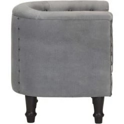 LES TENDANCES Fauteuil Noir Cuir Véritable Et Bois De Manguier Massif 10 LES TENDANCES Fauteuil Noir Cuir Véritable Et Bois De Manguier Massif -Pas Cher Fauteuil Magasin 66887734 4