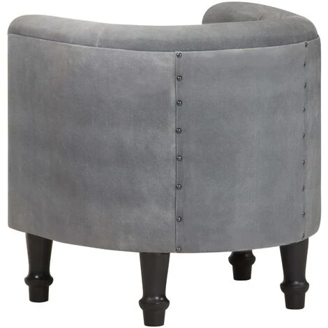 LES TENDANCES Fauteuil Noir Cuir Véritable Et Bois De Manguier Massif 7 LES TENDANCES Fauteuil Noir Cuir Véritable Et Bois De Manguier Massif – Image 5