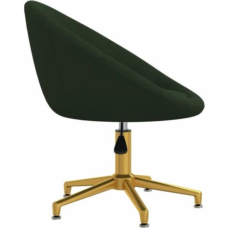 LES TENDANCES Fauteuil Pied Doré Et Assise Velours Vert Foncé Bozale 5 LES TENDANCES Fauteuil Pied Doré Et Assise Velours Vert Foncé Bozale – Image 3