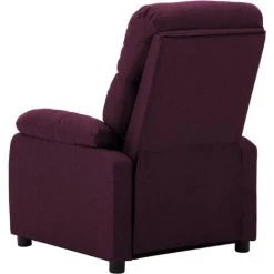 LES TENDANCES Fauteuil Inclinable électrique Violet Tissu -Pas Cher Fauteuil Magasin 66896962 4
