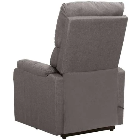 LES TENDANCES Fauteuil Inclinable Gris Clair Tissu Verka 7 LES TENDANCES Fauteuil Inclinable Gris Clair Tissu Verka – Image 5