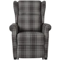LES TENDANCES Fauteuil De Massage Inclinable Gris Tissu 9 LES TENDANCES Fauteuil De Massage Inclinable Gris Tissu -Pas Cher Fauteuil Magasin 66899034 3