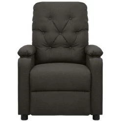 LES TENDANCES Fauteuil De Massage Inclinable Taupe Tissu 9 LES TENDANCES Fauteuil De Massage Inclinable Taupe Tissu -Pas Cher Fauteuil Magasin 66899054 3