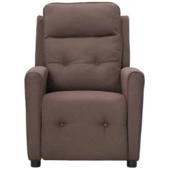 LES TENDANCES Fauteuil Releveur Inclinable De Massage Taupe Tissu -Pas Cher Fauteuil Magasin 66899674 3
