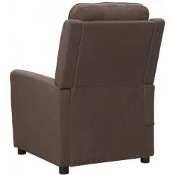 LES TENDANCES Fauteuil Releveur Inclinable De Massage Taupe Tissu -Pas Cher Fauteuil Magasin 66899674 5