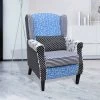 LES TENDANCES Fauteuil Avec Design De Patchwork Tissu 2 LES TENDANCES Fauteuil Avec Design De Patchwork Tissu -Pas Cher Fauteuil Magasin 66905581 1