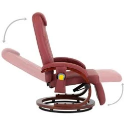 LES TENDANCES Fauteuil De Massage TV Rouge Bordeaux Similicuir 11 LES TENDANCES Fauteuil De Massage TV Rouge Bordeaux Similicuir -Pas Cher Fauteuil Magasin 66905598 5