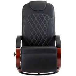 LES TENDANCES Fauteuil Inclinable TV Noir Similicuir 9 LES TENDANCES Fauteuil Inclinable TV Noir Similicuir -Pas Cher Fauteuil Magasin 66906150 3