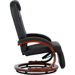 LES TENDANCES Fauteuil Inclinable TV Noir Similicuir 10 LES TENDANCES Fauteuil Inclinable TV Noir Similicuir -Pas Cher Fauteuil Magasin 66906150 4