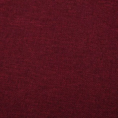 LES TENDANCES Fauteuil Cube Rouge Bordeaux Tissu 7 LES TENDANCES Fauteuil Cube Rouge Bordeaux Tissu – Image 5