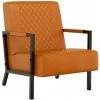 LES TENDANCES Fauteuil Marron Similicuir