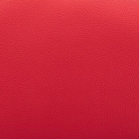 LES TENDANCES Fauteuil De Massage Avec Repose-pieds Rouge Similicuir 6 LES TENDANCES Fauteuil De Massage Avec Repose-pieds Rouge Similicuir – Image 4