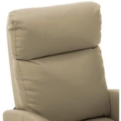 LES TENDANCES Fauteuil De Massage Inclinable Cappuccino Similicuir 11 LES TENDANCES Fauteuil De Massage Inclinable Cappuccino Similicuir -Pas Cher Fauteuil Magasin 66909893 5