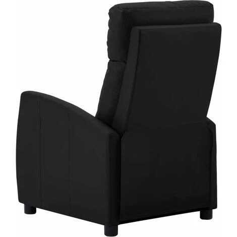 LES TENDANCES Fauteuil Inclinable électrique Noir Similicuir 6 LES TENDANCES Fauteuil Inclinable électrique Noir Similicuir – Image 4
