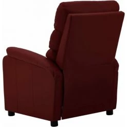 LES TENDANCES Fauteuil Inclinable électrique Bordeaux Similicuir 10 LES TENDANCES Fauteuil Inclinable électrique Bordeaux Similicuir -Pas Cher Fauteuil Magasin 66912685 4