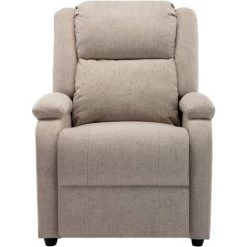 LES TENDANCES Fauteuil TV Inclinable électrique Crème Tissu 8 LES TENDANCES Fauteuil TV Inclinable électrique Crème Tissu -Pas Cher Fauteuil Magasin 66912709 2