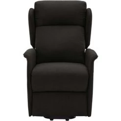 LES TENDANCES Fauteuil De Massage Inclinable Noir Tissu 10 LES TENDANCES Fauteuil De Massage Inclinable Noir Tissu -Pas Cher Fauteuil Magasin 66916050 4