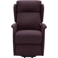 LES TENDANCES Fauteuil De Massage Inclinable Violet Tissu 10 LES TENDANCES Fauteuil De Massage Inclinable Violet Tissu -Pas Cher Fauteuil Magasin 66916966 4