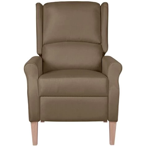 LES TENDANCES Fauteuil De Massage Inclinable Taupe Tissu 6 LES TENDANCES Fauteuil De Massage Inclinable Taupe Tissu – Image 4