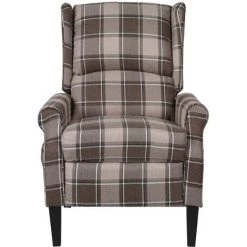 LES TENDANCES Fauteuil Inclinable Beige Tissu 9 LES TENDANCES Fauteuil Inclinable Beige Tissu -Pas Cher Fauteuil Magasin 66920846 3