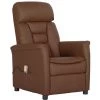 LES TENDANCES Fauteuil De Massage Inclinable Marron Similicuir 1 LES TENDANCES Fauteuil De Massage Inclinable Marron Similicuir -Pas Cher Fauteuil Magasin 66921510 1