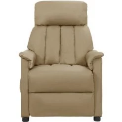 LES TENDANCES Fauteuil De Massage Inclinable Cappuccino Similicuir 9 LES TENDANCES Fauteuil De Massage Inclinable Cappuccino Similicuir -Pas Cher Fauteuil Magasin 66925806 3