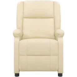 LES TENDANCES Fauteuil Releveur Inclinable De Massage Crème Cuir Véritable 9 LES TENDANCES Fauteuil Releveur Inclinable De Massage Crème Cuir Véritable -Pas Cher Fauteuil Magasin 66927322 3