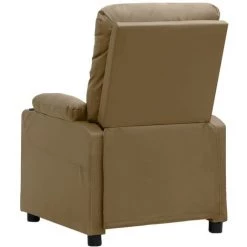 LES TENDANCES Fauteuil Inclinable Cappuccino Similicuir 11 LES TENDANCES Fauteuil Inclinable Cappuccino Similicuir -Pas Cher Fauteuil Magasin 66927431 5