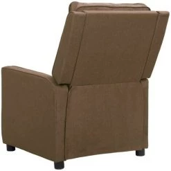 LES TENDANCES Fauteuil Releveur Inclinable De Massage Taupe Tissu -Pas Cher Fauteuil Magasin 66927619 5