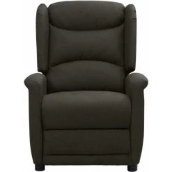 LES TENDANCES Fauteuil Releveur Inclinable Taupe Tissu -Pas Cher Fauteuil Magasin 66927624 3