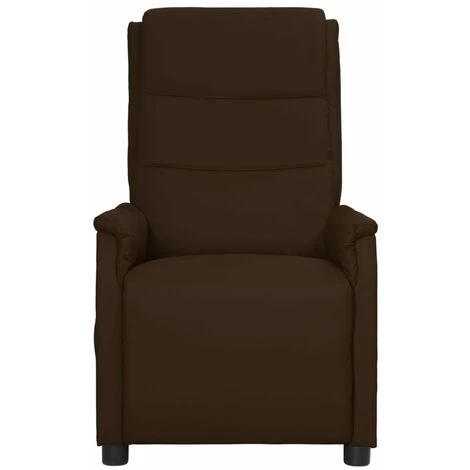 LES TENDANCES Fauteuil Releveur Inclinable De Massage Marron Similicuir 5 LES TENDANCES Fauteuil Releveur Inclinable De Massage Marron Similicuir – Image 3