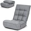 RELAX4LIFE Fauteuil Bas Multiposition Réglable Dossier 4 Positions Charge 140kg, Chauffeuse Convertible En Lin Appui-tête En 5 Positions Fauteuil Paresseux 1 Place Adulte Enfant (Lin, Gris) 1 RELAX4LIFE Fauteuil Bas Multiposition Réglable Dossier 4 Positions Charge 140kg, Chauffeuse Convertible En Lin Appui-tête En 5 Positions Fauteuil Paresseux 1 Place Adulte Enfant (Lin, Gris) -Pas Cher Fauteuil Magasin 66993103 1