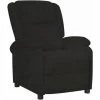 YOUTHUP Fauteuil Inclinable Noir Velours - Noir