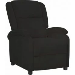YOUTHUP Fauteuil Inclinable Noir Velours - Noir