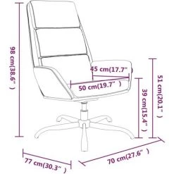 Chaise De Relaxation Noir Velours VidaXL - Noir -Pas Cher Fauteuil Magasin 67270131 3