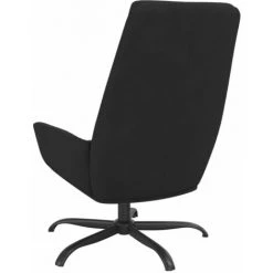 Chaise De Relaxation Noir Velours VidaXL - Noir -Pas Cher Fauteuil Magasin 67270131 5