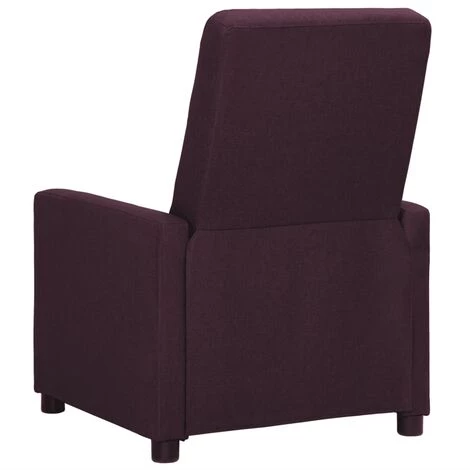TRUE DEAL Fauteuil Releveur Inclinable Violet Tissu 6 TRUE DEAL Fauteuil Releveur Inclinable Violet Tissu – Image 4