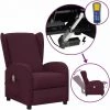 TRUE DEAL Fauteuil Releveur Inclinable De Massage Violet Tissu -Pas Cher Fauteuil Magasin 67294610 1
