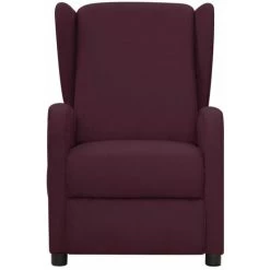 TRUE DEAL Fauteuil Releveur Inclinable De Massage Violet Tissu -Pas Cher Fauteuil Magasin 67294610 3