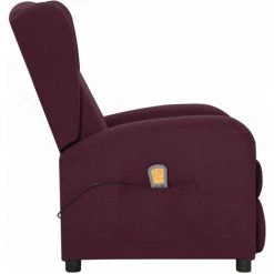 TRUE DEAL Fauteuil Releveur Inclinable De Massage Violet Tissu -Pas Cher Fauteuil Magasin 67294610 4