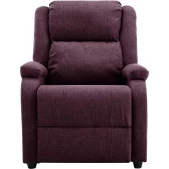 TRUE DEAL Fauteuil Inclinable électrique Violet Tissu 9 TRUE DEAL Fauteuil Inclinable électrique Violet Tissu -Pas Cher Fauteuil Magasin 67294629 3